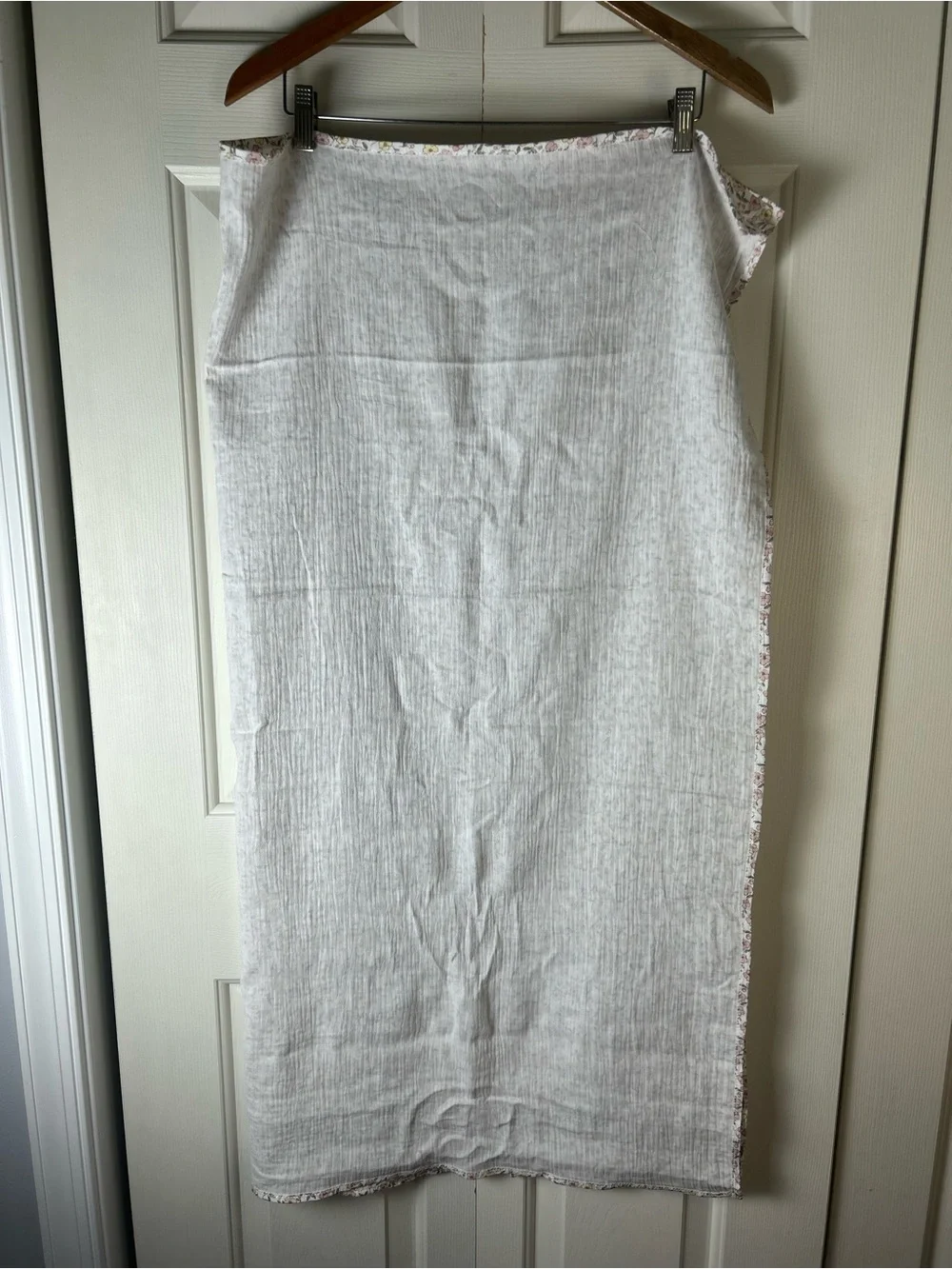 Child of Mine by Carter's Floral Muslin Baby Swaddle Blanket Pink White Yellow